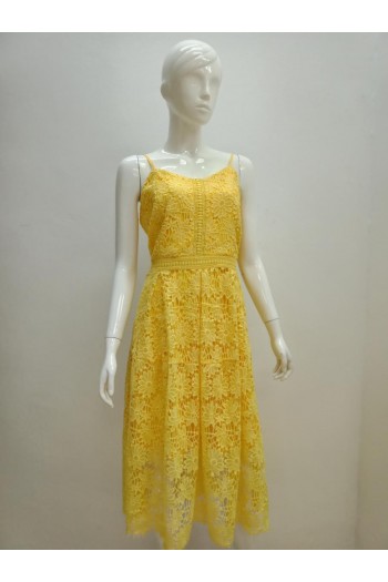 DRESS L065 YELLOW 