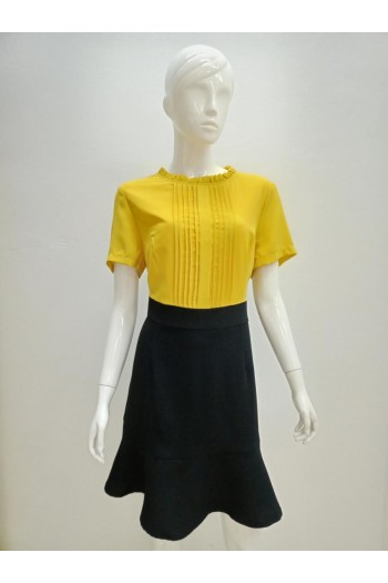 DRESS 9609 YELLOW 