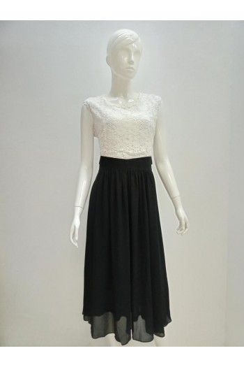 DRESS 190124 WHITE 