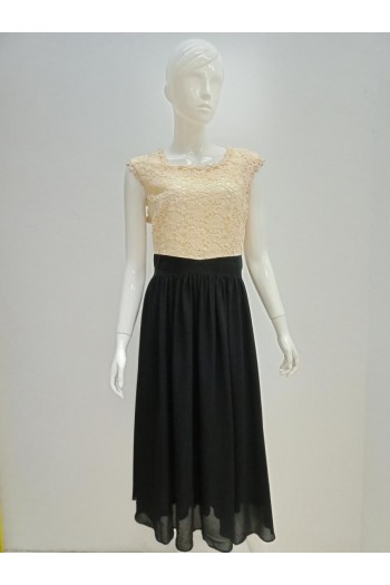 DRESS 190124 BEIGE 