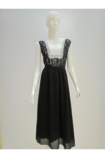 DRESS 15238 BLACK