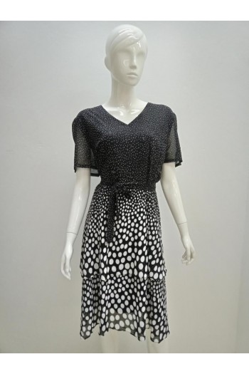 DRESS 633741 BLACK