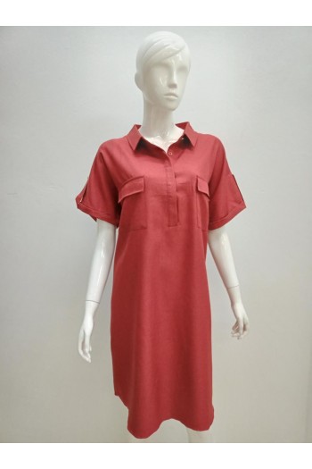 DRESS 001 MAROON 