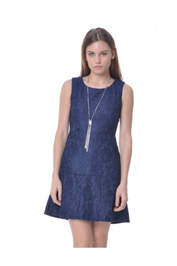 Dress in Blue Lace