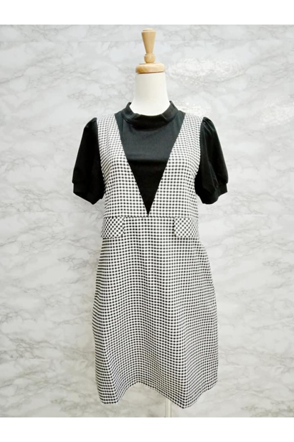DRESS 80817 BLACK