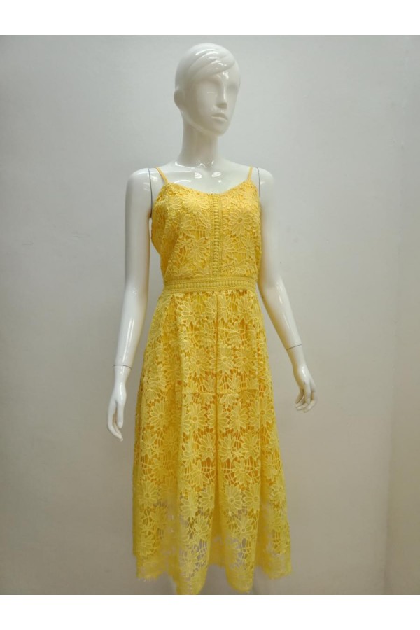 DRESS L065 YELLOW 