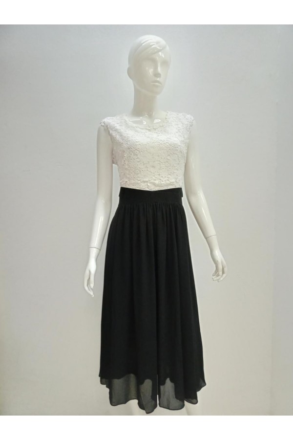 DRESS 190124 WHITE 