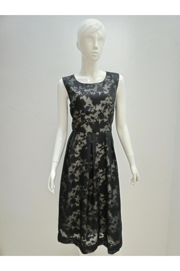 DRESS 190126 BEIGE-