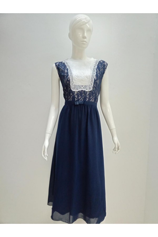 DRESS 15328 BLUE