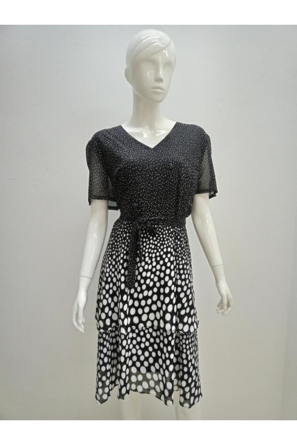 DRESS 633741 BLACK