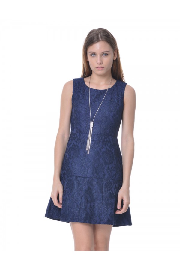 Dress in Blue Lace